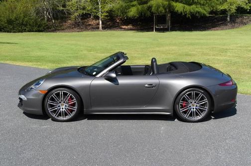 Gray 2015 Porsche 911 911 Carrera 4S Cabriolet