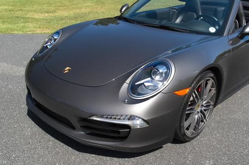 Gray 2015 Porsche 911 911 Carrera 4S Cabriolet