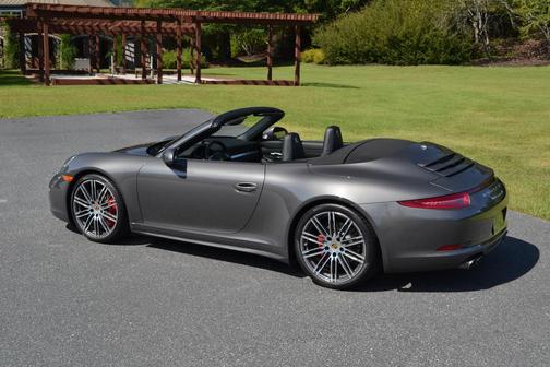 Gray 2015 Porsche 911 911 Carrera 4S Cabriolet