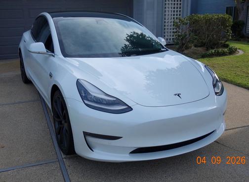 White 2020 Tesla Model 3 Performance