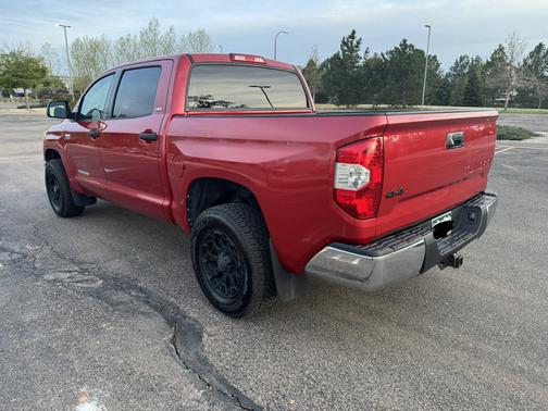 Red 2014 Toyota Tundra SR5