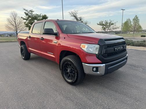 Red 2014 Toyota Tundra SR5