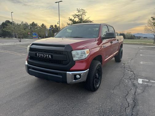 Red 2014 Toyota Tundra SR5