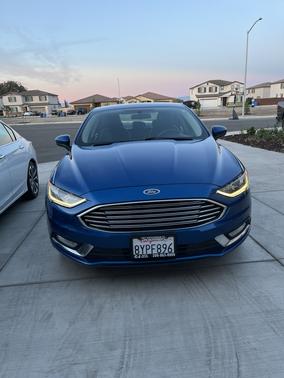 Blue 2017 Ford Fusion SE
