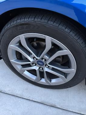 Blue 2017 Ford Fusion SE