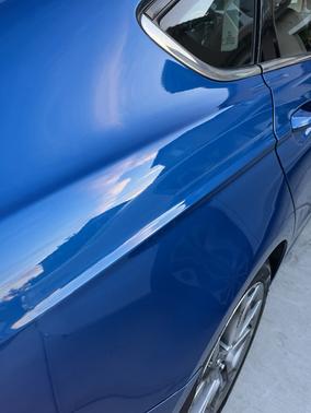 Blue 2017 Ford Fusion SE