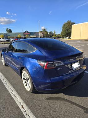 Blue 2021 Tesla Model 3 Standard Range Plus