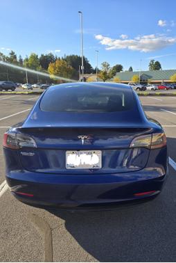 Blue 2021 Tesla Model 3 Standard Range Plus