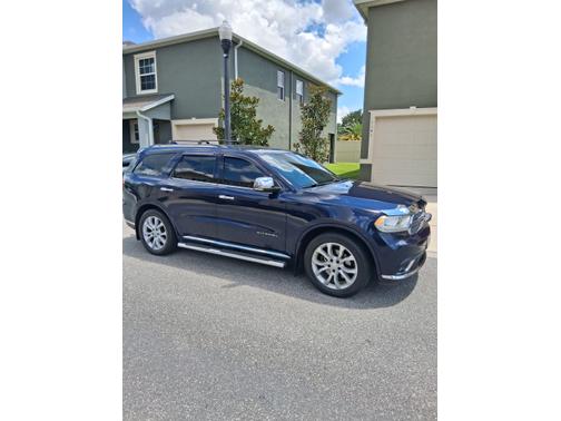 Blue 2017 Dodge Durango Citadel