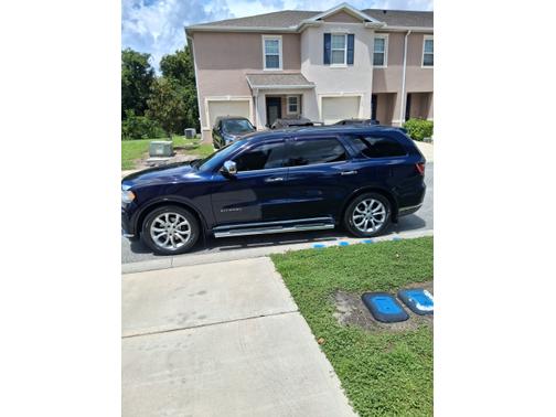 Blue 2017 Dodge Durango Citadel