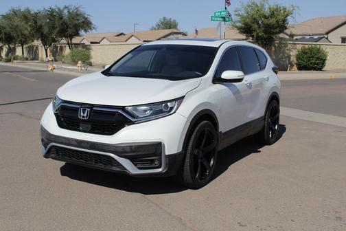 White 2021 Honda CR-V EX