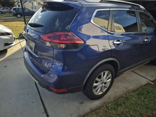 Blue 2020 Nissan Rogue SV