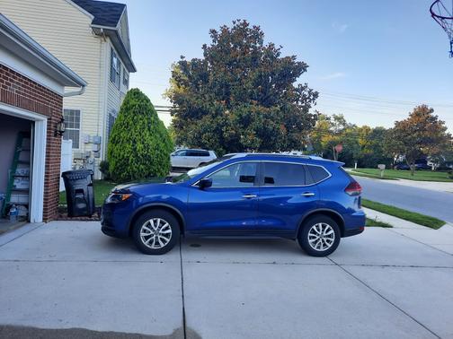 Blue 2020 Nissan Rogue SV