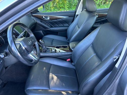 Gray 2018 INFINITI Q50 3.0t LUXE