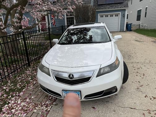 White 2013 Acura TL Technology