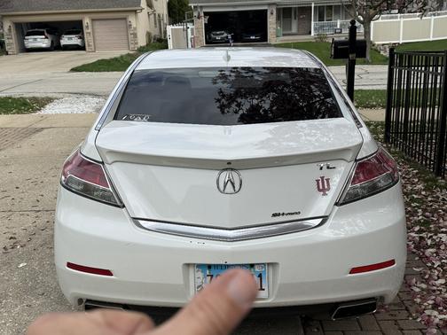 White 2013 Acura TL Technology