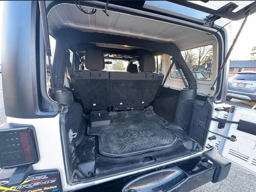 White 2015 Jeep Wrangler Unlimited Willys Wheeler