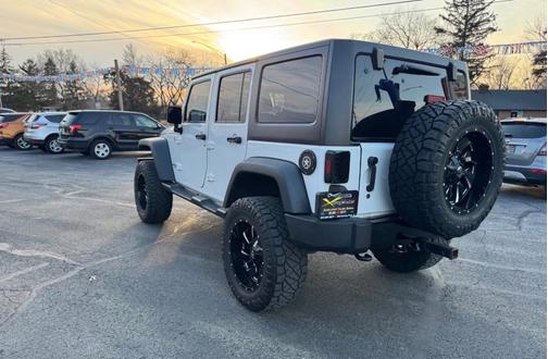 White 2015 Jeep Wrangler Unlimited Willys Wheeler