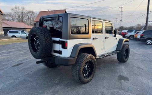White 2015 Jeep Wrangler Unlimited Willys Wheeler