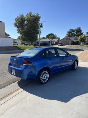 Blue 2010 Ford Focus SES