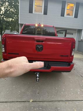 Red 2021 RAM 1500 Big Horn