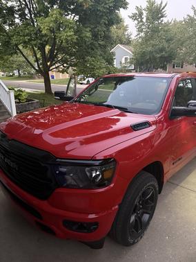 Red 2021 RAM 1500 Big Horn