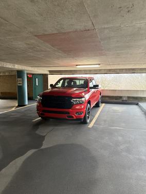 Red 2021 RAM 1500 Big Horn
