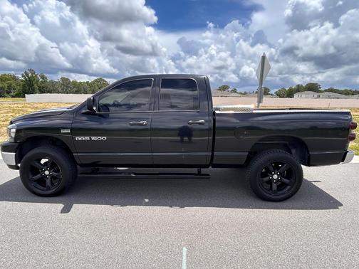 Black 2007 Dodge Ram 1500 SLT Quad Cab