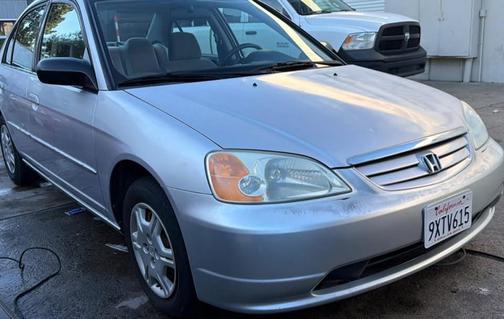 Gray 2002 Honda Civic LX