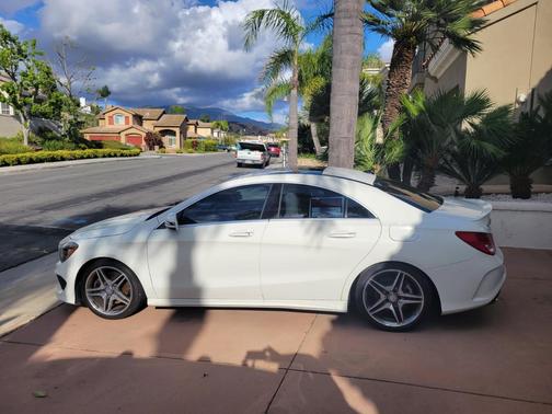White 2015 Mercedes-Benz CLA-Class CLA 250
