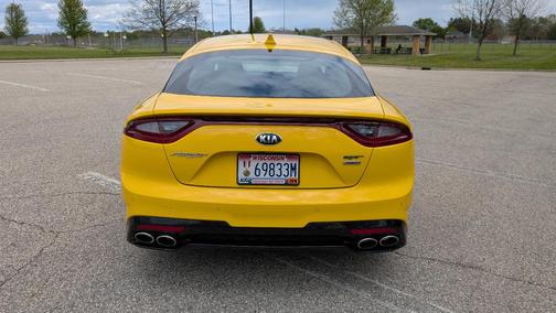 Yellow 2018 Kia Stinger GT