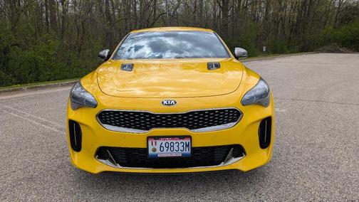 Yellow 2018 Kia Stinger GT