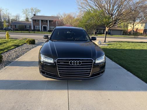 Black 2015 Audi A8 L 4.0T