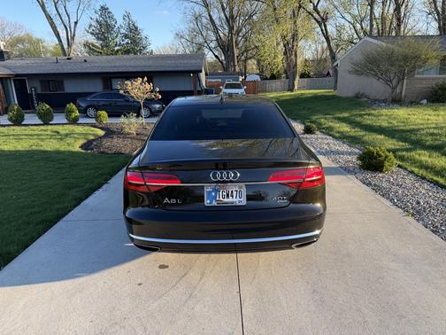 Black 2015 Audi A8 L 4.0T