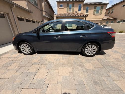 Blue 2015 Nissan Sentra SV
