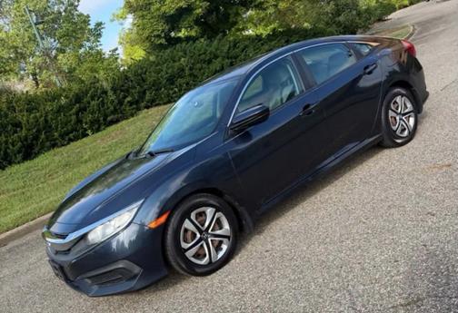 Gray 2017 Honda Civic LX