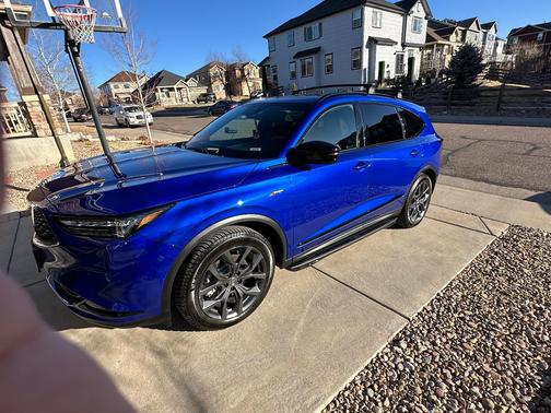 Blue 2023 Acura MDX A-Spec Package