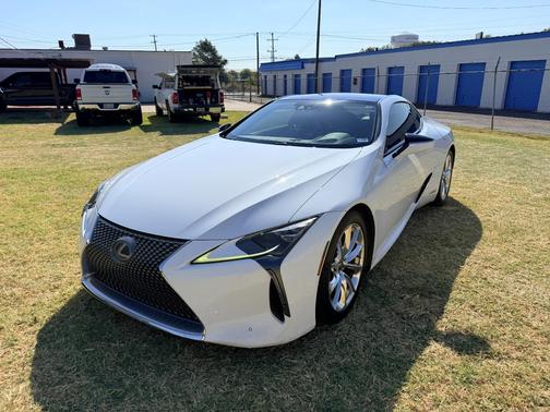 White 2018 Lexus LC 500h Base