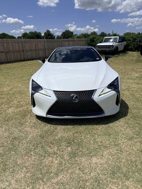 White 2018 Lexus LC 500h Base
