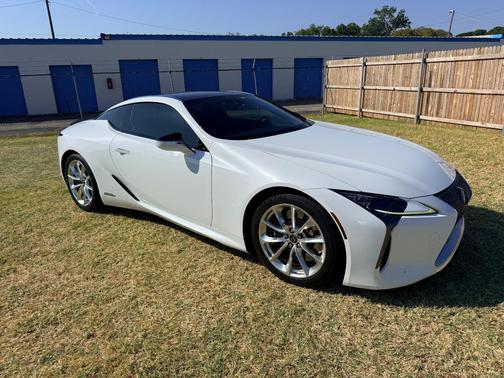 White 2018 Lexus LC 500h Base