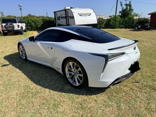 White 2018 Lexus LC 500h Base