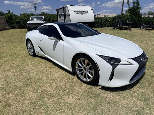 White 2018 Lexus LC 500h Base