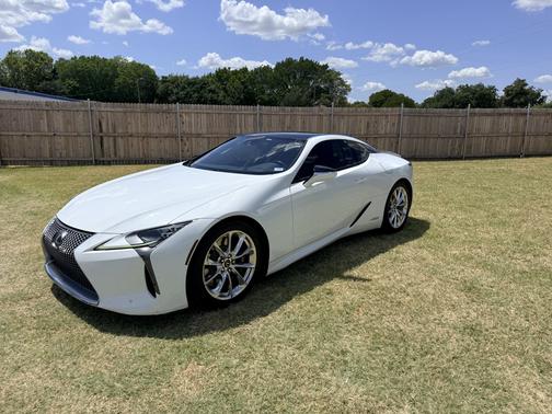 White 2018 Lexus LC 500h Base