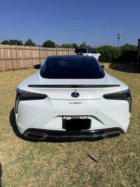 White 2018 Lexus LC 500h Base