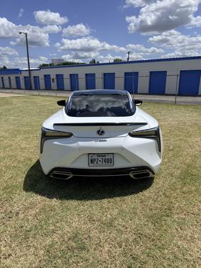 White 2018 Lexus LC 500h Base