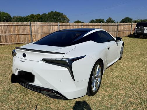 White 2018 Lexus LC 500h Base