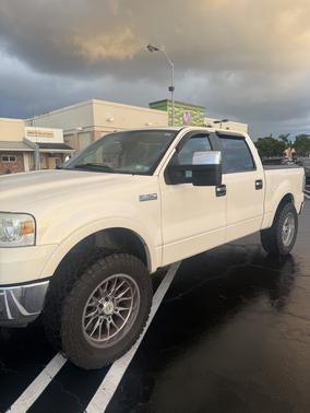White 2008 Ford F-150 Lariat SuperCrew