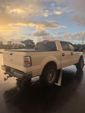 White 2008 Ford F-150 Lariat SuperCrew