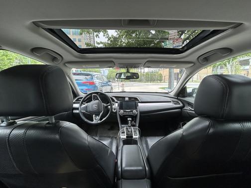 White 2016 Honda Civic EX-L