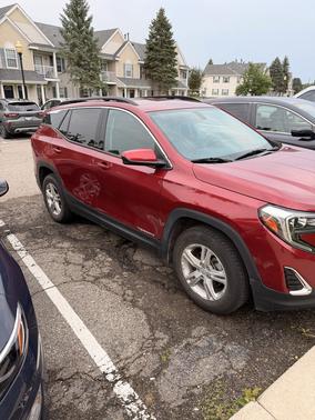 Red 2018 GMC Terrain SLE